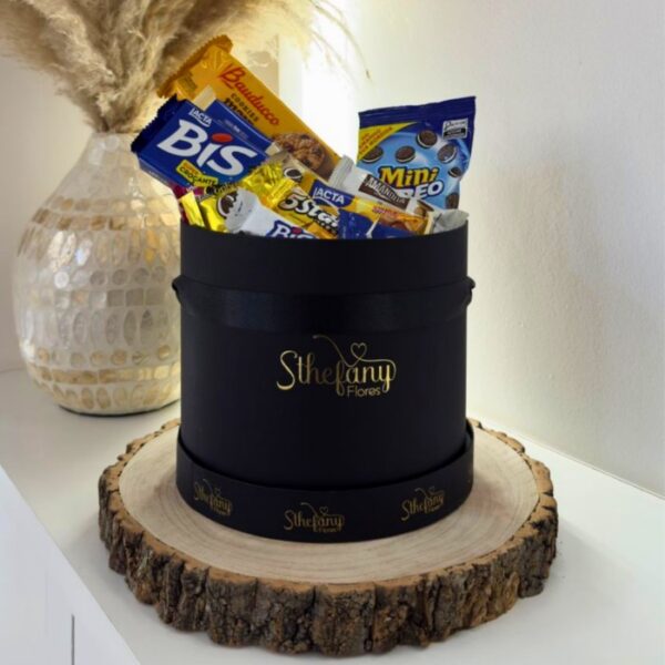 Cesta de Chocolate Simples