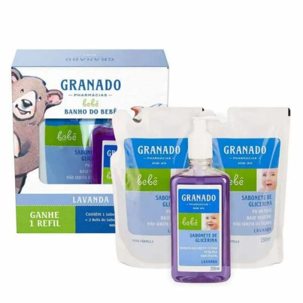 Kit Banho Bebê Lavanda - Granado