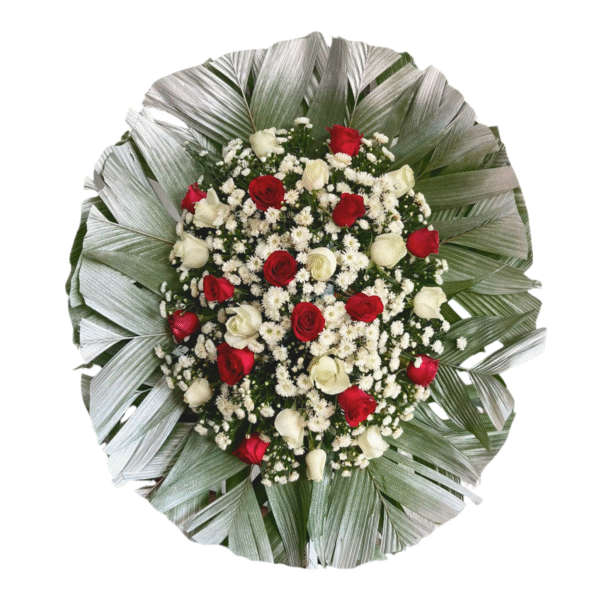 Coroa de Flores - Rosas