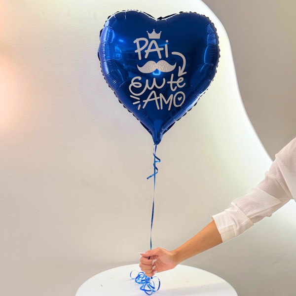 Balão Coração "Pai, Eu Te Amo"